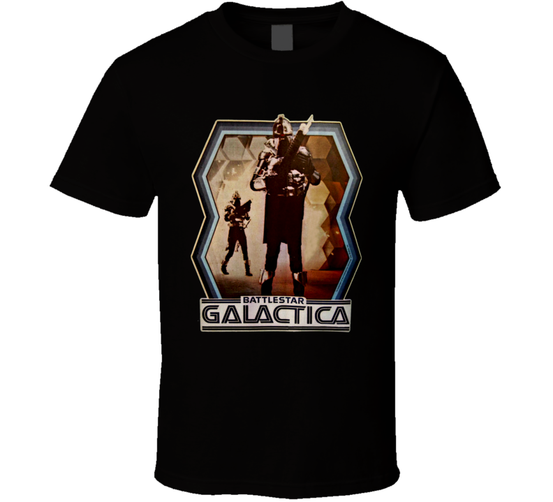 Battlestar Galactica Retro 70's Science Fiction Movie T Shirt