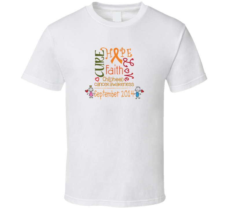 childhood cancer awareness month t shirts