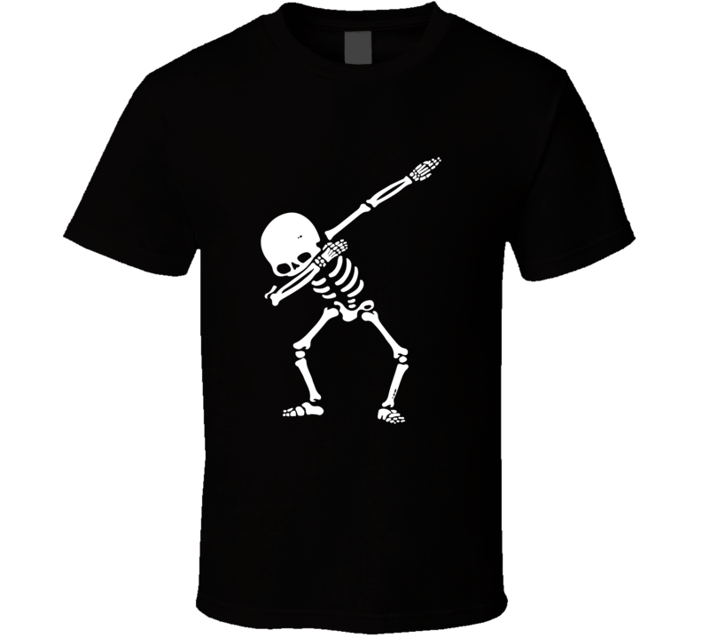 Dabbing Hip Hop Skeleton  T Shirt