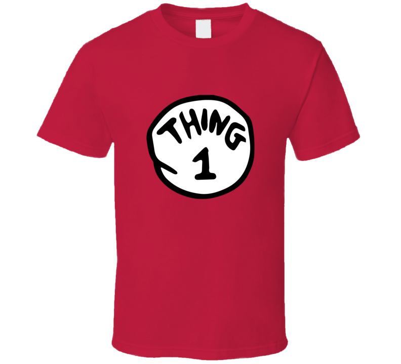 Dr. Seuss Thing 1 Tshirt Dr. Seuss Thing 1 Tshirt