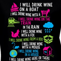 I Will Drink Wine Parody T-shirt Color 33185770