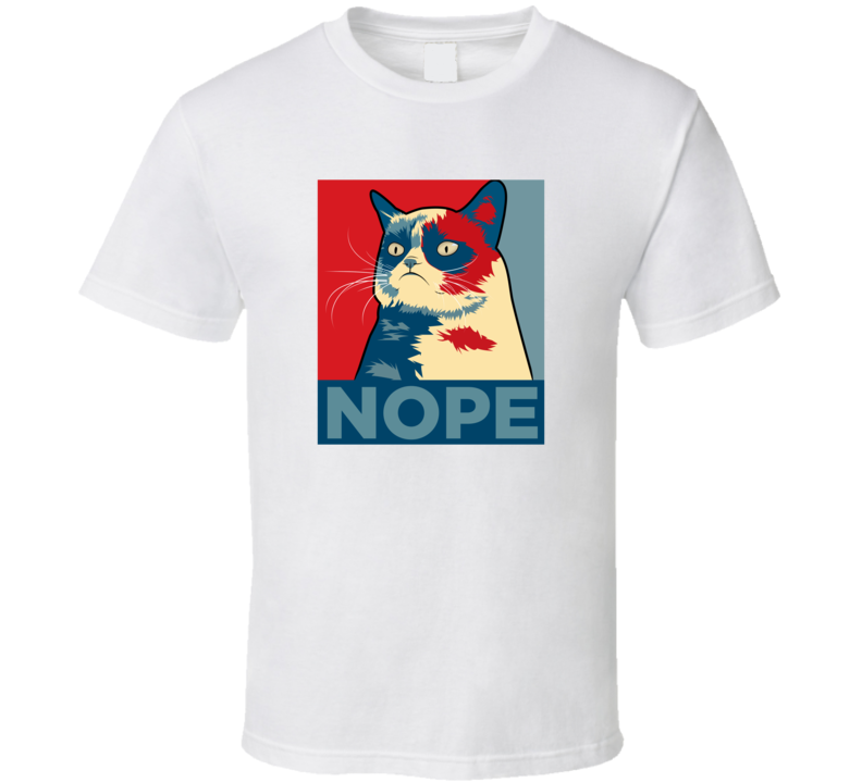 Grumpy Cat Nope T Shirt