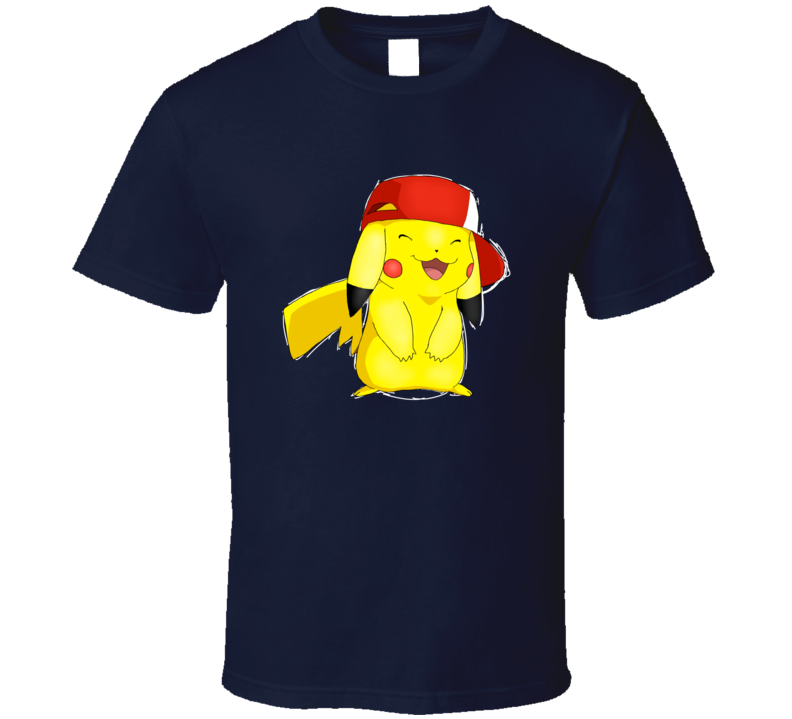 Pikachu Anime hat T Shirt Pikachu Anime hat T Shirt