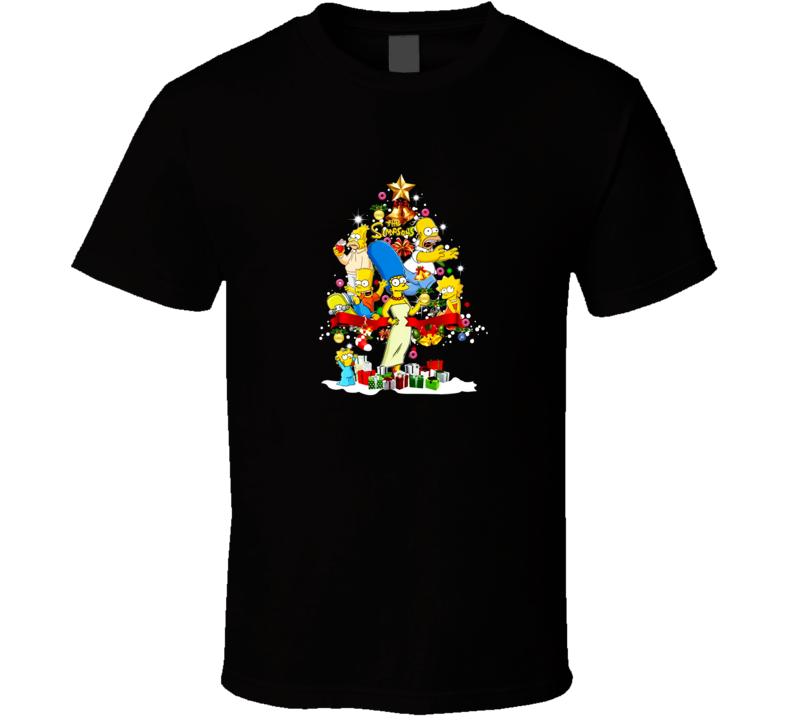 The Simpsons Christmas Tree T Shirt The Simpsons Christmas Tree T Shirt
