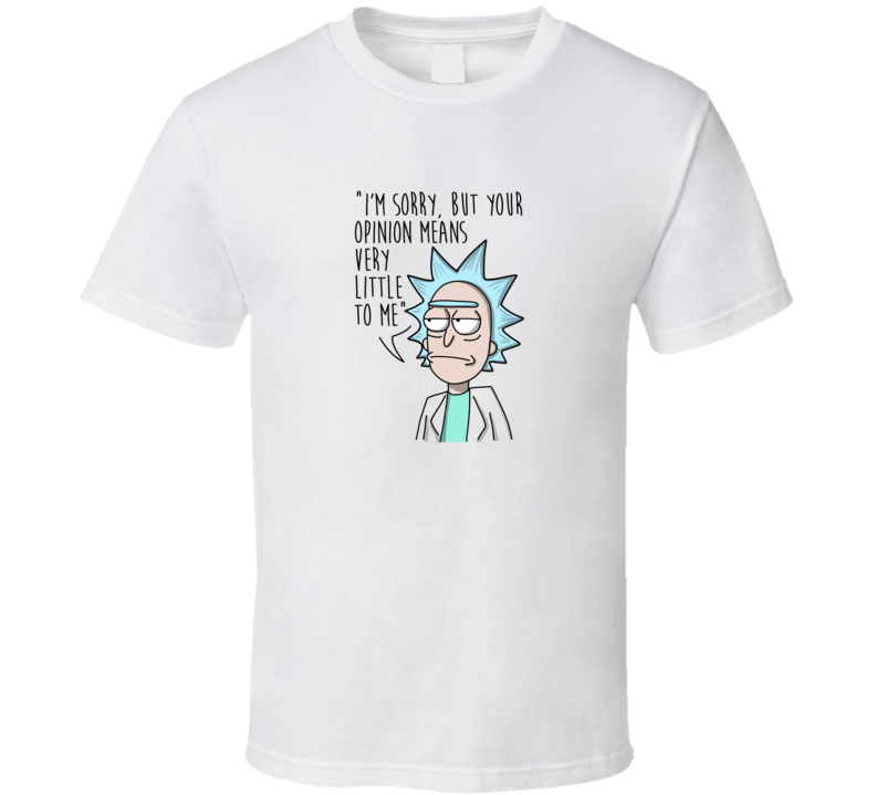 Rick and Morty Quotes T Shirt Rick and Morty Quotes T Shirt