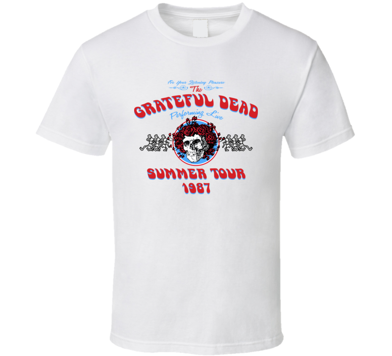 Grateful Dead Summer Tour 1987 T Shirt Grateful Dead Summer Tour 1987 T Shirt