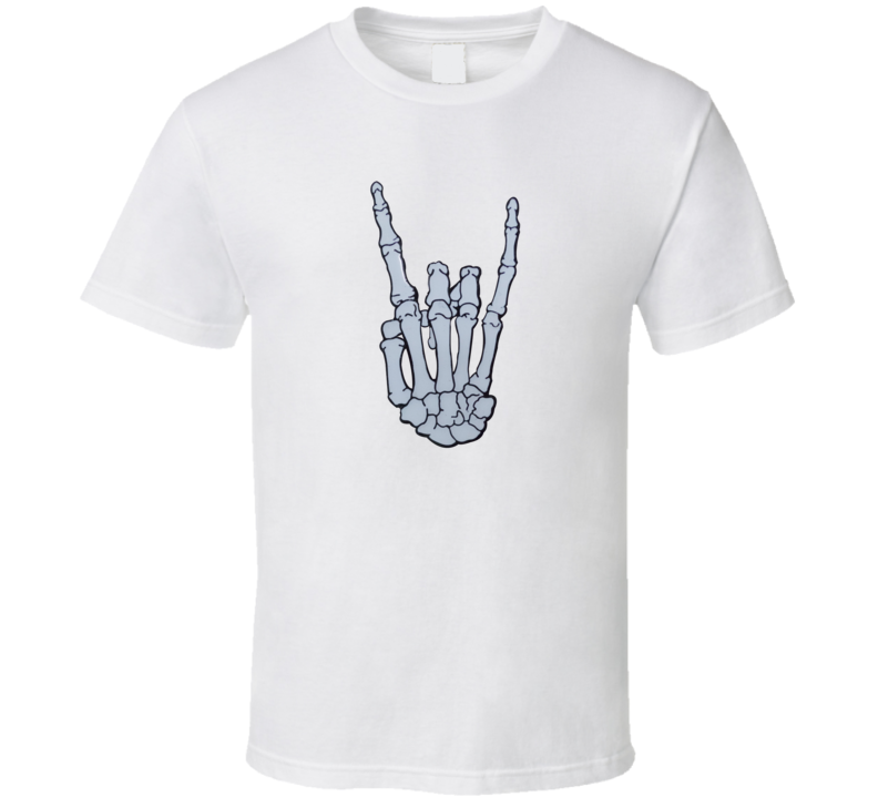 Hand Skeleton Metal T Shirt Hand Skeleton Metal T Shirt