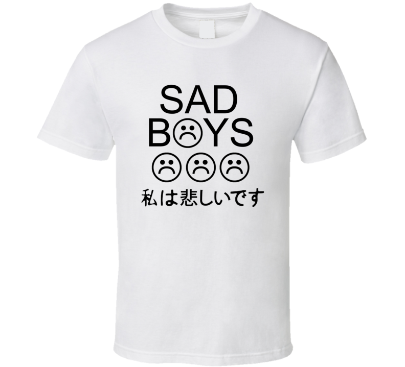 Sad Boys Emoticon T Shirt Sad Boys Emoticon T Shirt