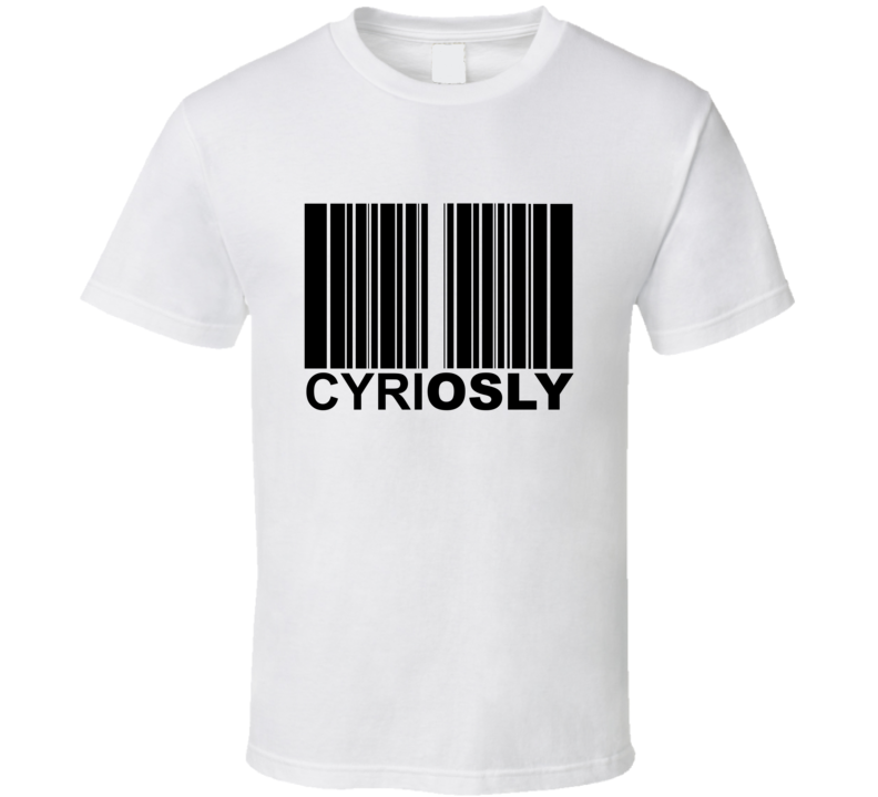 cyriously barcode T Shirt cyriously barcode T Shirt