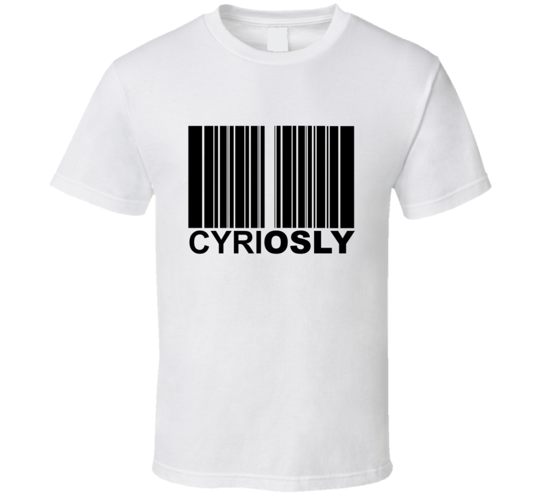 cyriously barcode  T Shirt