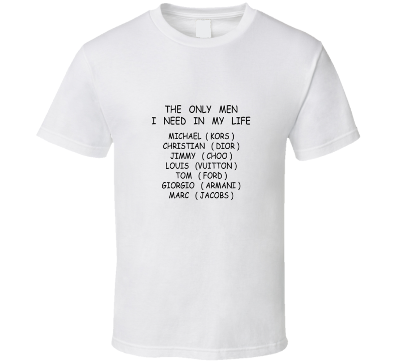 The Only Men I Need In My Life T Shirt The Only Men I Need In My Life T Shirt