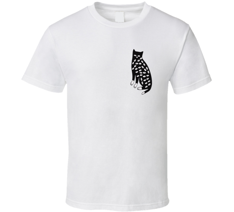 Skull Cat Funny  T Shirt