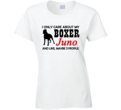 I Only Care About My Boxer Personalized T Shirt 16778749