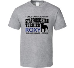 Staffordshire Terrier Custom T Shirt 16778778