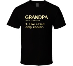 Grandpa Like a Dad only cooler Dictionary T Shirt 21696606