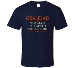 Grandad the man myth legend Grandfather t shirt 22653877