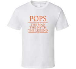 POPS the Man the Myth the Legens Men's Papa T Shirt 24323138