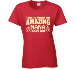This is what an amazing Nana Looks like thumbs up Grandma T Shirt 27718843