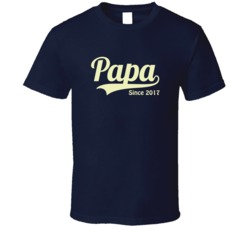 Papa since any year Personalized T Shirt 29023511