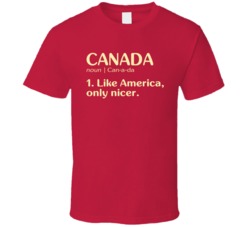 Canada Dictionary T Shirt 30889918