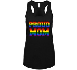 Proud Lgtbq Mom Rainbow Tank T Shirt 34386302