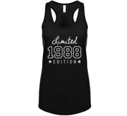 Limited 1988 Edition Birthday Milestone Ladies Tank Top 34490489