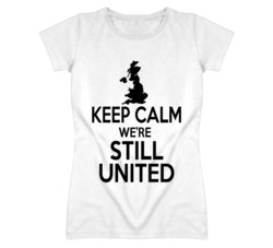 Keep Calm We're Still United Great Britain Ladies Tee - IN STOCK - Reg. $21.98 USD Save $3 3971040