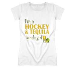 I'm a Hockey and Tequila Kinda Girl T shirt 4343774