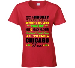 Chicago Hockey Fan T Shirt 5310239