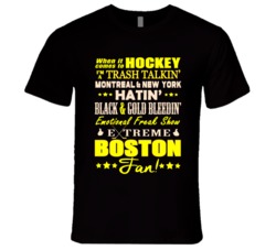 Boston Hockey Fan T Shirt 5310521