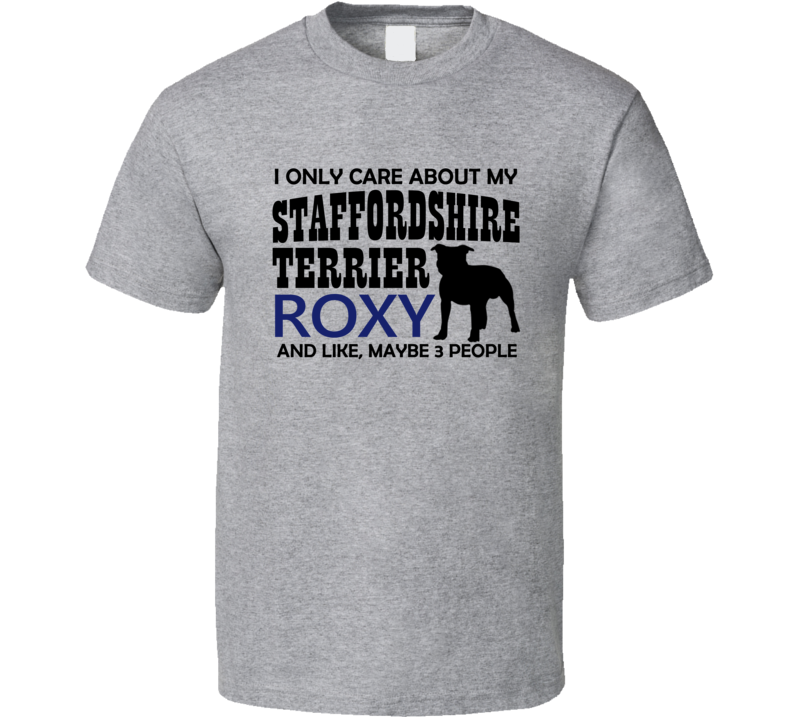 Staffordshire Terrier Custom T Shirt Staffordshire Terrier Custom T Shirt