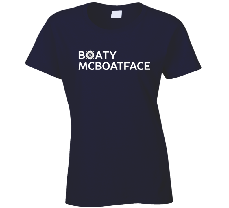 Boaty McBoatface Ladies T Shirt Boaty McBoatface Ladies T Shirt