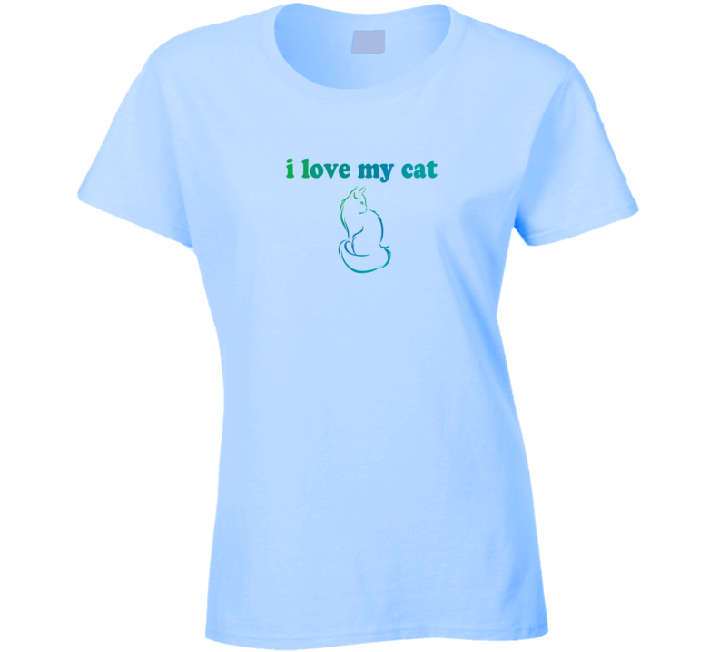 I Love My Cat T Shirt I Love My Cat T Shirt