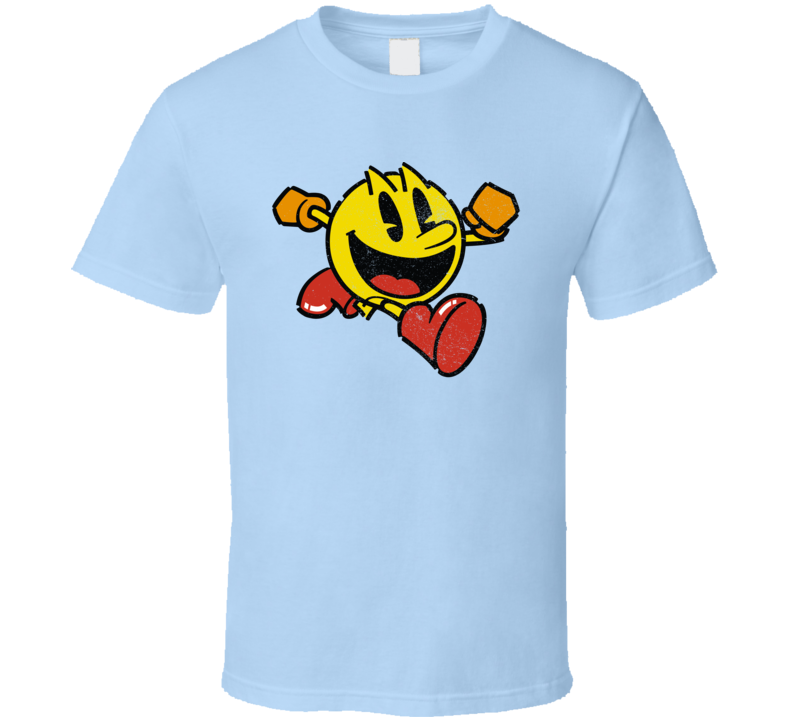 Pac Man Running Poster Classic Favourite Retro Video Game Fan Gift Wor