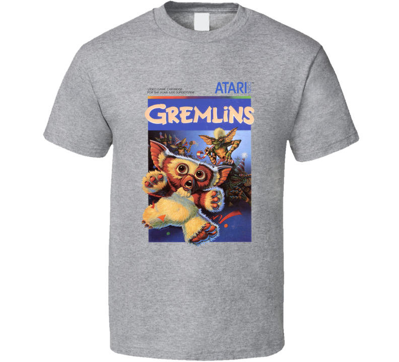 Atari Gremlins Poster Classic Favourite Retro Video Game Fan Gift T Sh