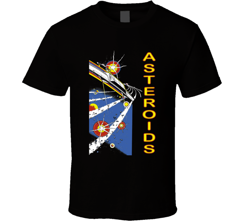 Asteroids Poster Classic Favourite Retro Video Game Fan Gift T Shirt