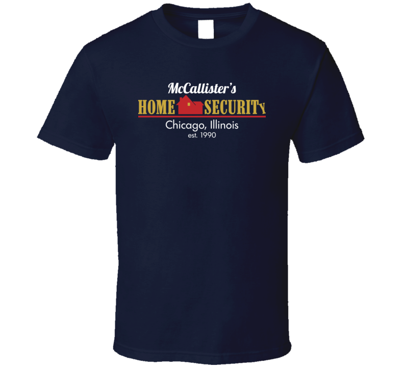 Mccallister Home Security Home Alone Funny Christmas Fan T Shirt