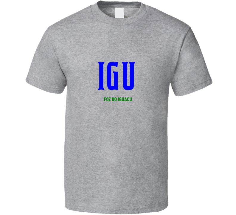 Foz Do Iguacu Airport Code Cool Traveller Gift T Shirt