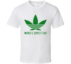 World's Dopest Dad Fathers Day T Shirt 37996670