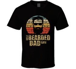 Best Bearded Dad Ever Fathers Day T Shirt 37996686
