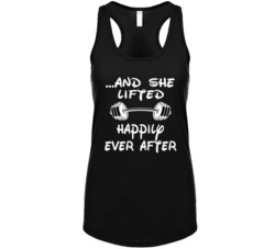 And She Lifted Happily Ever After Workout Tanktop 38090561