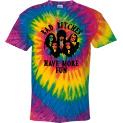 Bad Bitches Have More Fun Elvira Morticia Lily Tie Dye 39118686