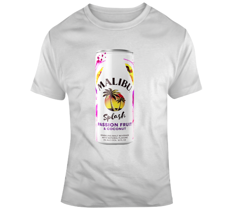 Malibu Splash Passion Fruit Malt Cooler T Shirt Malibu Splash Passion Fruit Malt Cooler T Shirt