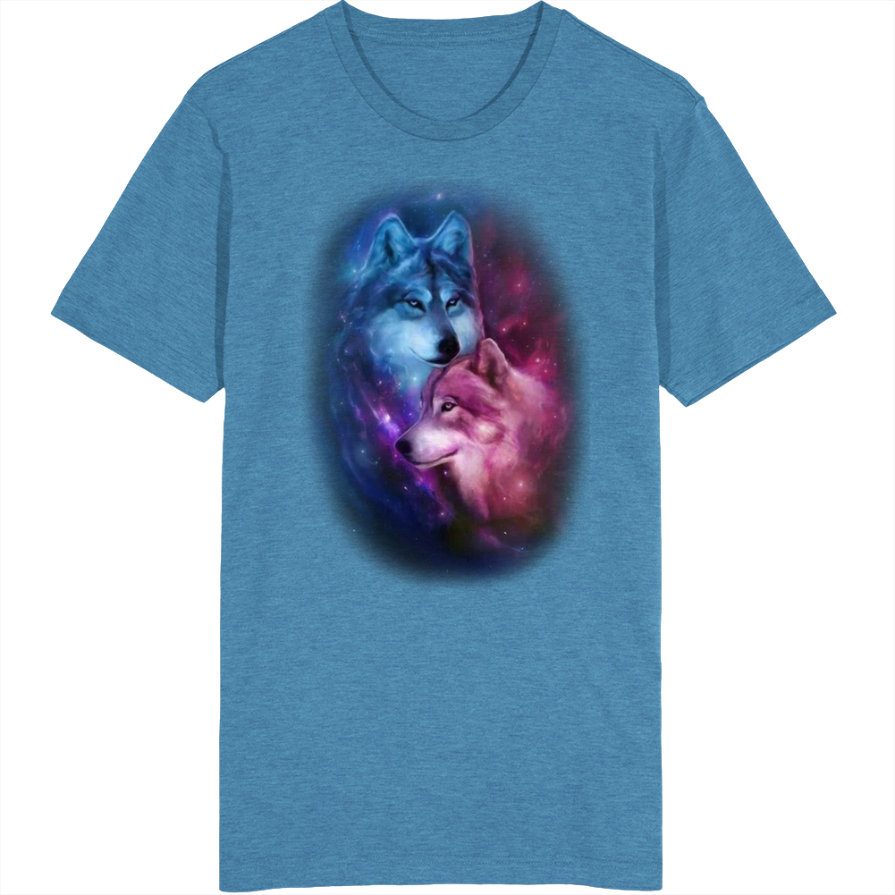 Wolves Night Sky T Shirt