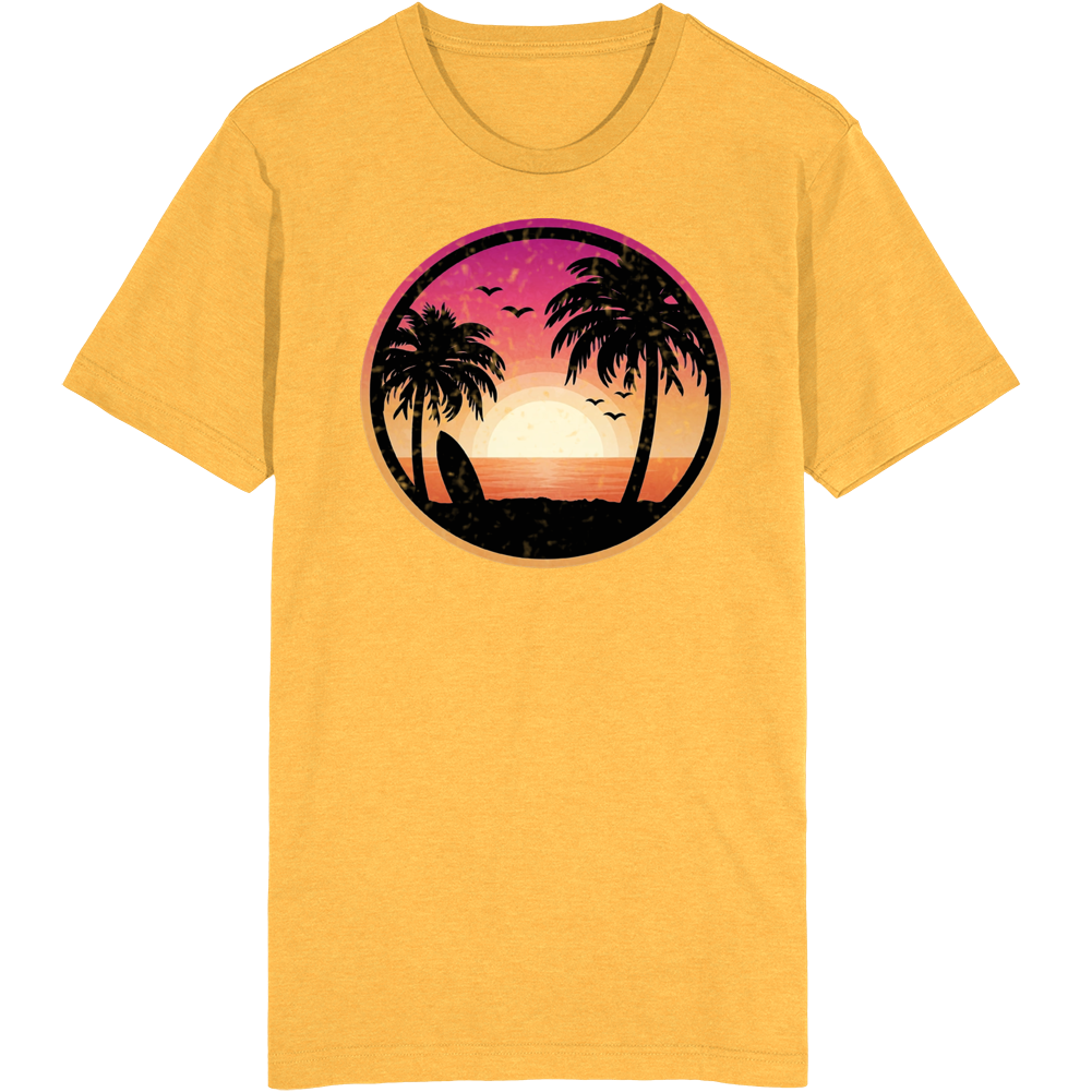 Sunset Retro T Shirt