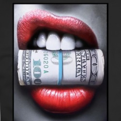 Sexy Lips Money 100 Dollar Bills T Shirt 37597768