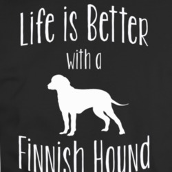 Life Is Better With A Finnish Hound Dog Lover T Shirt 37597888