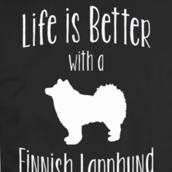 Life Is Better With A Finnish Lapphund Dog Lover T Shirt 37597896