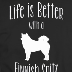Life Is Better With A Finnish Spitz Dog Lover T Shirt 37597905