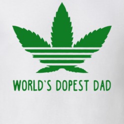 World's Dopest Dad Fathers Day T Shirt 37996670